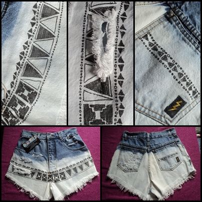 Short tamanho estampa étnica tamanho 38