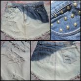 saia jeans, tamanho 44
