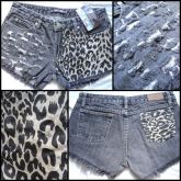 Short oncinha tamanho 36