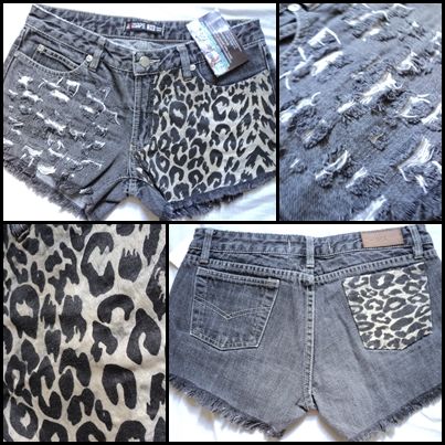 Short oncinha tamanho 36